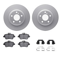 4312-63077 Geospec Brake Rotors with 3000-Series Ceramic Brake Pads & Hardware, 2014-2020 Multiple Makes/Models, Position: Rear
