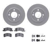 4312-72032 Geospec Brake Rotors with 3000-Series Ceramic Brake Pads & Hardware, 2014-2015 Mitsubishi, Position: Front