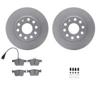 4312-74046 Geospec Brake Rotors with 3000-Series Ceramic Brake Pads & Hardware, 2013-2020 Multiple Makes/Models, Position: Rear