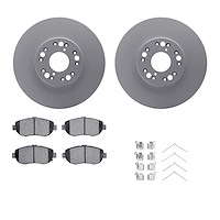 4312-75005 Geospec Brake Rotors with 3000-Series Ceramic Brake Pads & Hardware, 1993-2010 Lexus/Toyota/Scion, Position: Front