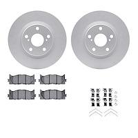 4312-76070 Geospec Brake Rotors with 3000-Series Ceramic Brake Pads & Hardware, 2007-2018 Lexus/Toyota/Scion, Position: Front