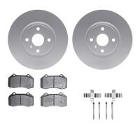 4312-80030 Geospec Brake Rotors with 3000-Series Ceramic Brake Pads & Hardware, Fits Select Multiple Makes/Models, Position: Fro