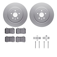 4412-47003 Geospec Brake Rotors with Ultimate-Duty Brake Pads & Hardware, Fits Select GM, Position: Rear