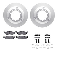 4412-54022 Geospec Brake Rotors with Ultimate-Duty Brake Pads & Hardware, 2006-2019 Ford/Lincoln/Mercury/Mazda, Position: Rear,