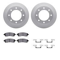 4412-54024 Geospec Brake Rotors with Ultimate-Duty Brake Pads & Hardware, 1999-2005 Ford/Lincoln/Mercury/Mazda, Position: Rear