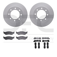 4412-54038 Geospec Brake Rotors with Ultimate-Duty Brake Pads & Hardware, 1999-2005 Ford/Lincoln/Mercury/Mazda, Position: Front