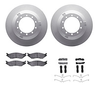 4412-54044 Geospec Brake Rotors with Ultimate-Duty Brake Pads & Hardware, 2011-2015 Ford/Lincoln/Mercury/Mazda, Position: Rear