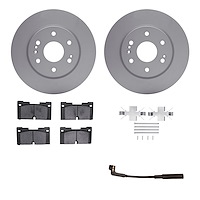 4422-47001 Geospec Brake Rotors with Ultimate-Duty Brake Pads/Sensor & Hardware Kit, Fits Select GM, Position: Front
