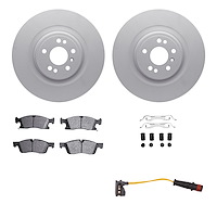 4422-63002 Geospec Brake Rotors with Ultimate-Duty Brake Pads/Sensor & Hardware Kit, 2013-2019 Mercedes-Benz, Position: Front