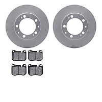 4502-02014 Geospec Brake Rotors w/5000 Advanced Brake Pads Kit, 1987-1989 Porsche, Position: Front