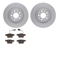 4502-16006 Geospec Brake Rotors w/5000 Advanced Brake Pads Kit, 2017-2021 Alfa Romeo, Position: Rear