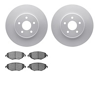 4502-20032 Geospec Brake Rotors w/5000 Advanced Brake Pads Kit, 2001-2008 Multiple Makes/Models, Position: Front