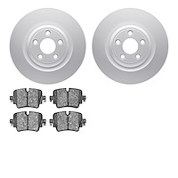 4502-20053 Geospec Brake Rotors w/5000 Advanced Brake Pads Kit, 2016-2019 Jaguar, Position: Rear