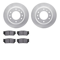 4502-21062 Geospec Brake Rotors w/5000 Advanced Brake Pads Kit, 2006-2006 Kia/Hyundai/Genesis, Position: Rear