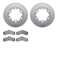 4502-40096 Geospec Brake Rotors w/5000 Advanced Brake Pads Kit, 2002-2006 Multiple Makes/Models, Position: Rear