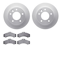 4502-40100 Geospec Brake Rotors w/5000 Advanced Brake Pads Kit, 2002-2006 Multiple Makes/Models, Position: Front