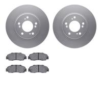 4502-58003 Geospec Brake Rotors w/5000 Advanced Brake Pads Kit, 1991-1996 Acura/Honda, Position: Front
