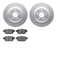 4502-58036 Geospec Brake Rotors w/5000 Advanced Brake Pads Kit, 2009-2014 Acura/Honda, Position: Rear