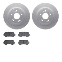4502-58037 Geospec Brake Rotors w/5000 Advanced Brake Pads Kit, 2014-2020 Acura/Honda, Position: Rear