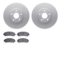4502-59168 Geospec Brake Rotors w/5000 Advanced Brake Pads Kit, 2009-2014 Acura/Honda, Position: Front