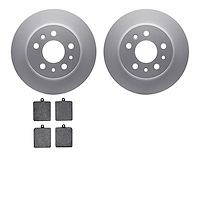 4502-63029 Geospec Brake Rotors w/5000 Advanced Brake Pads Kit, 1961-1963 Mercedes-Benz, Position: Rear