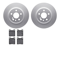4502-63125 Geospec Brake Rotors w/5000 Advanced Brake Pads Kit, 1992-1999 Mercedes-Benz, Position: Rear