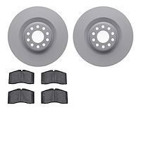4502-73092 Geospec Brake Rotors w/5000 Advanced Brake Pads Kit, 2001-2003 Audi/Volkswagen, Position: Front