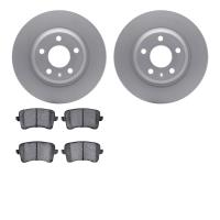 4502-73138 Geospec Brake Rotors w/5000 Advanced Brake Pads Kit, 2012-2017 Audi/Volkswagen, Position: Rear