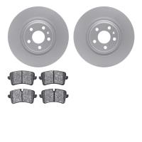4502-73154 Geospec Brake Rotors w/5000 Advanced Brake Pads Kit, 2012-2021 Multiple Makes/Models, Position: Rear