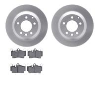 4502-74136 Geospec Brake Rotors w/5000 Advanced Brake Pads Kit, 2003-2015 Multiple Makes/Models, Position: Rear