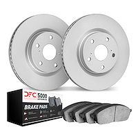 4502-75028 Geospec Brake Rotors w/5000 Advanced Brake Pads Kit, 2010-2017 Lexus/Toyota/Scion, Position: Front