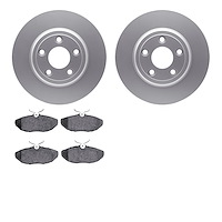 4502-99007 Geospec Brake Rotors w/5000 Advanced Brake Pads Kit, 2000-2006 Ford/Lincoln/Mercury/Mazda, Position: Rear