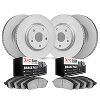 4504-02005 Geospec Brake Rotors w/5000 Advanced Brake Pads Kit, 1969-1983 Porsche, Position: Front and Rear