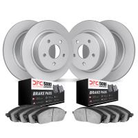 4504-31012 Geospec Brake Rotors w/5000 Advanced Brake Pads Kit, 1995-1998 BMW, Position: Front and Rear