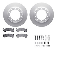 4512-99231 Geospec Brake Rotors w/5000 Advanced Brake Pads Kit & Hardware, 2007-2019 Multiple Makes/Models, Position: Rear, Fron