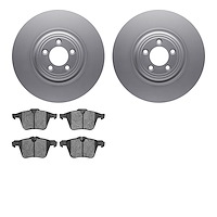 4602-20012 Geospec Brake Rotors w/5000 Euro Ceramic Brake Pads Kit, 2006-2019 Jaguar, Position: Front