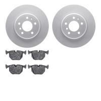 4602-31008 Geospec Brake Rotors w/5000 Euro Ceramic Brake Pads Kit, 1991-2001 BMW, Position: Rear