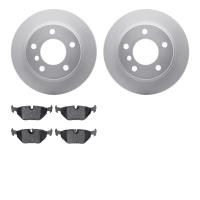4602-31010 Geospec Brake Rotors w/5000 Euro Ceramic Brake Pads Kit, 1995-1999 BMW, Position: Rear