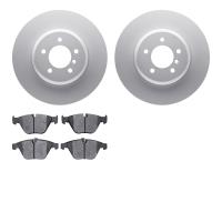 4602-31030 Geospec Brake Rotors w/5000 Euro Ceramic Brake Pads Kit, 2004-2010 BMW, Position: Front