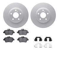 4612-63057 Geospec Brake Rotors w/5000 Euro Ceramic Brake Pads & Hardware, 2012-2020 Mercedes-Benz, Position: Rear