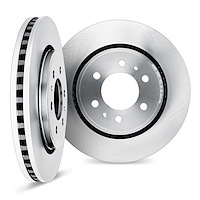 5002-67014 Slotted Brake Rotors [Silver], Fits Select Infiniti/Nissan, Position: Front