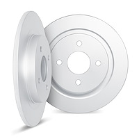 6002-40001 Brake Rotors, 1978-1983 Mopar, Position: Rear