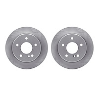 6002-63027 Brake Rotors, 1994-1998 Mercedes-Benz, Position: Rear