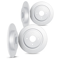 6004-16001 Brake Rotors, 1969-1994 Alfa Romeo, Position: Front and Rear