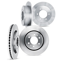 6004-67116 Brake Rotors, 2007-2015 Infiniti/Nissan, Position: Front and Rear