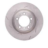 610-02047D Slotted Brake Rotor, 2010-2016 Porsche, Position: Rear Left