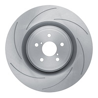 610-75038D Slotted Brake Rotor, Fits Select Lexus/Toyota/Scion, Position: Left Front