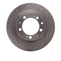 620-02027 Drilled Brake Rotor, 1994-1998 Porsche, Position: Rear