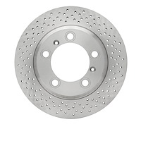 620-02044 Drilled Brake Rotor, Fits Select Porsche, Position: Rear