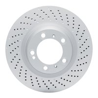 620-02062D Drilled Brake Rotor, 2010-2021 Porsche, Position: Rear Right